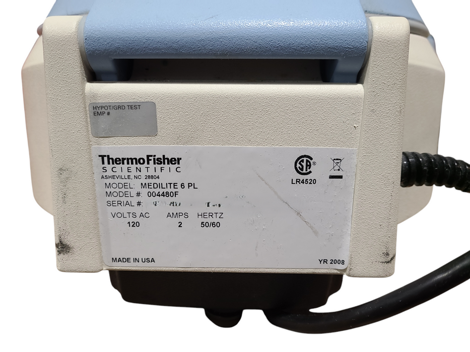 ThermoFIsher Medilite 6 PL 004480F Microcentrifuge with IEC 47430 Rotor