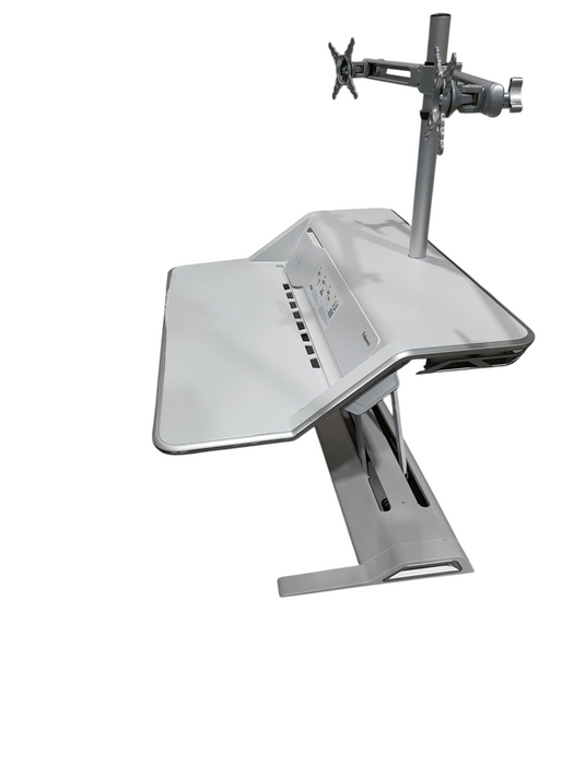 Fellows Ergonomic Dual Mount Monitor Stand Desk Docking Station  =