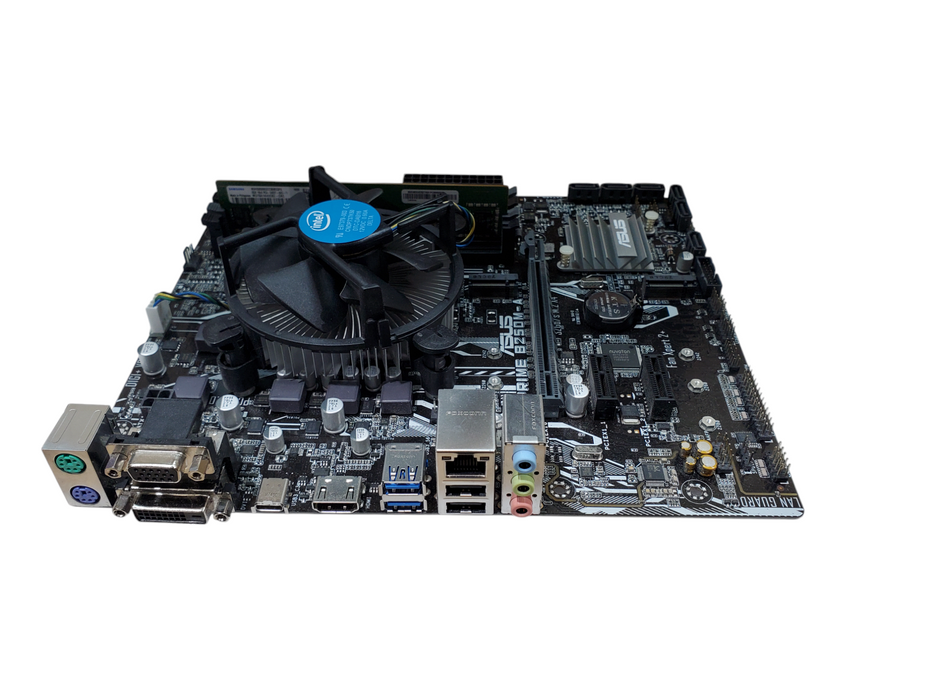 ASUS Prime B250M-A Motherboard, i7-7700, 8GB DDR4 w/ I/O Shield