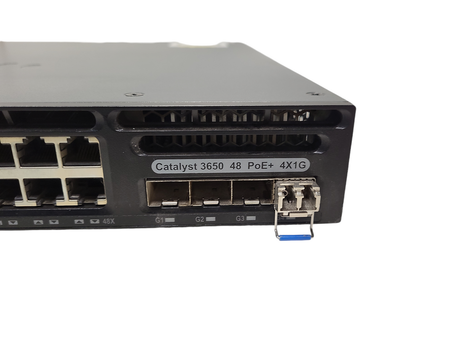 Cisco WS-C3650-48PS-S | 48-Port Gigabit PoE+ Switch | 4x SFP | 1x 640W PSU $