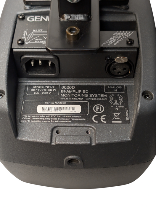 Genelec 8020D Active Monitor Speakers Pair Pro Audio / Studio -