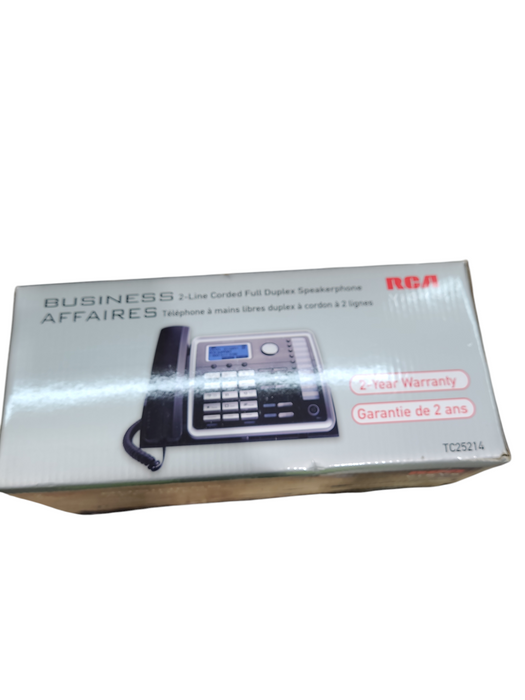 RCA ViSYS 25214 2-Line Corded Full Duplex Speakerphone TC25214