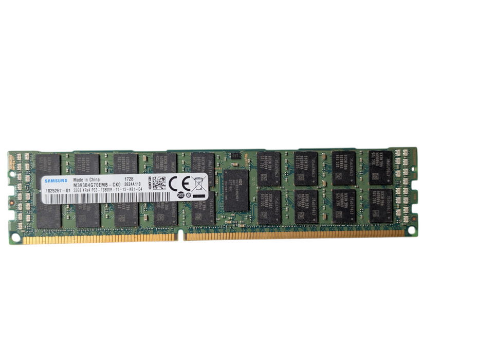 32GB DDR3 Server RAM Memory 32GB 4Rx4 PC3-12800R-11-13-AB1-D4 Q-