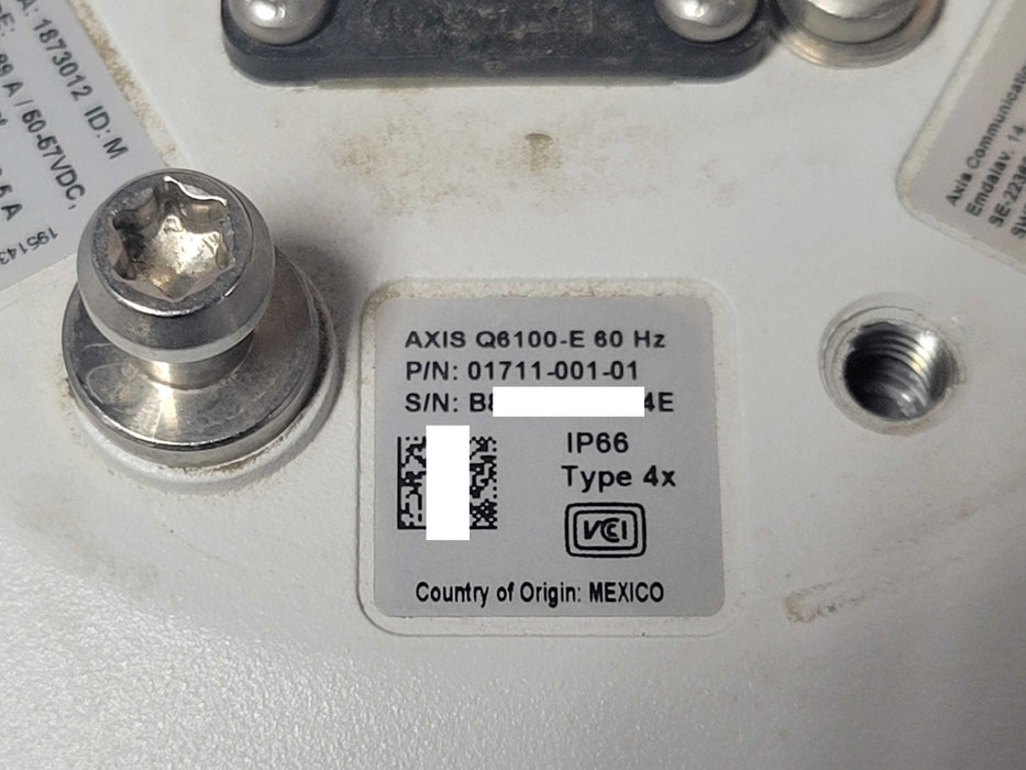 Axis Q6100-E 60Hz Quad-Cam Outdoor Dome Security Camera  Q_