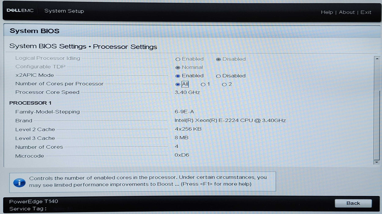 DELL PowerEdge T140, Xeon E-2224 3.40GHz, 16GB DDR4. 2x2TB SAS, H330