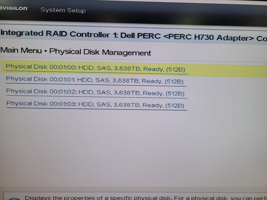Dell PowerEdge OEMR XL R330 - Xeon E3-1220 v5 32GB DDR4 4x4TB SAS PERC H730 %