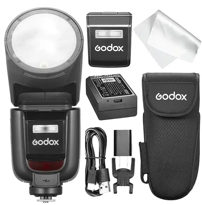 Godox V1 TTL Li-ion Round Head Camera Flash - Open Box Q