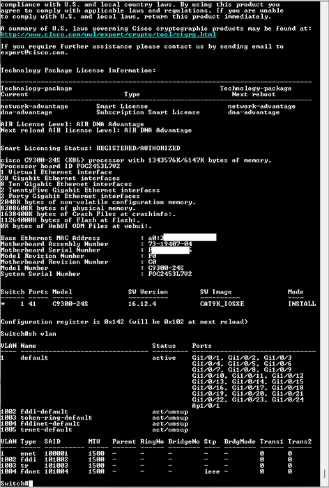 Cisco C9300-24S-A Catalyst 9300 24 GE SFP Ports, modular uplink Switch $