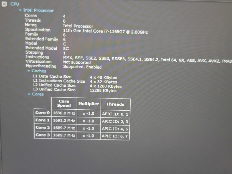 Dell Latitude 3420 i7-1165G7 16GB DDR4 256GB NVMe β Lap200