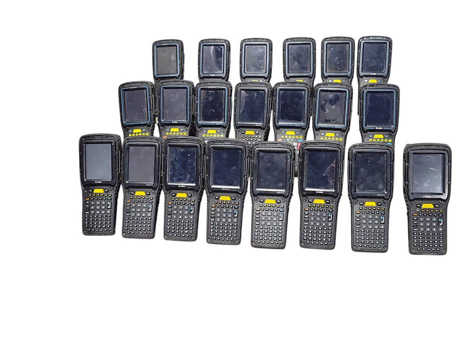 Lot of 21x Zebra/Psion/motorola (1x 7545 XA and 20x 7545MBW) Scanners, READ _