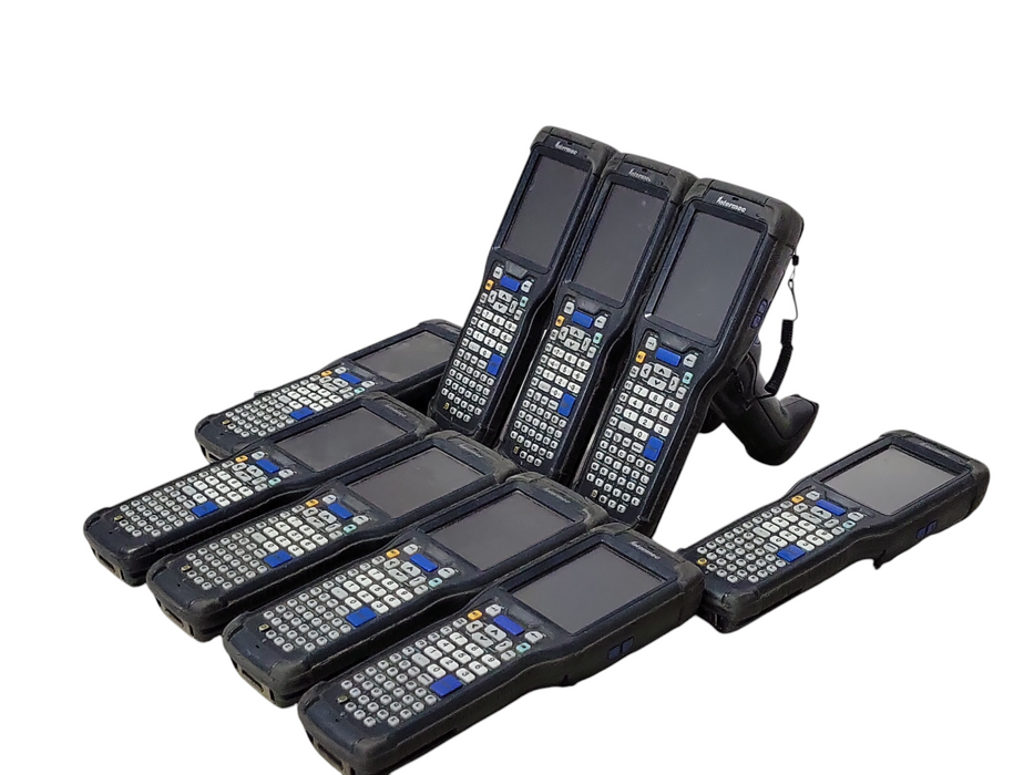 Lot of 9x Intermec CK71AA4MN00W1400 barcode scanners, no battery, READ _