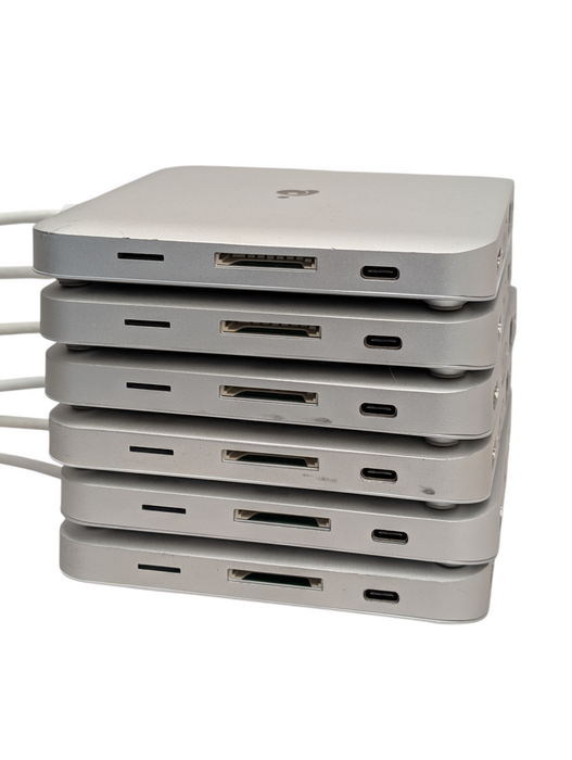 Lot of 6x IOGEAR Compact USB-C Docking Station PD Pass-Thru GUD3C03 -