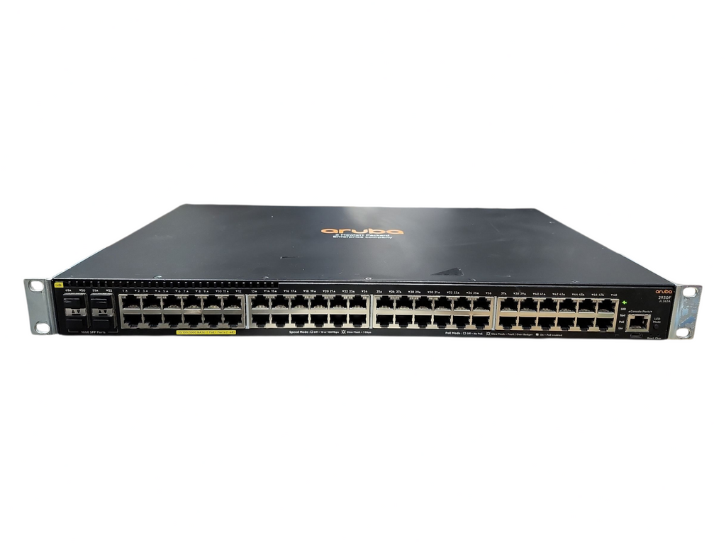 Aruba 2930F JL262A 48-port Gigabit PoE+ 370w 4x SFP Network Switch