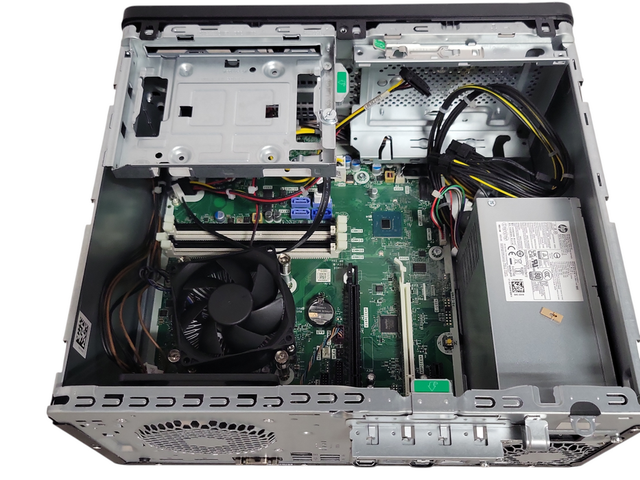 HP proDesk 600 G6 Micro tower PC, No CPU/RAM/HDD, READ _