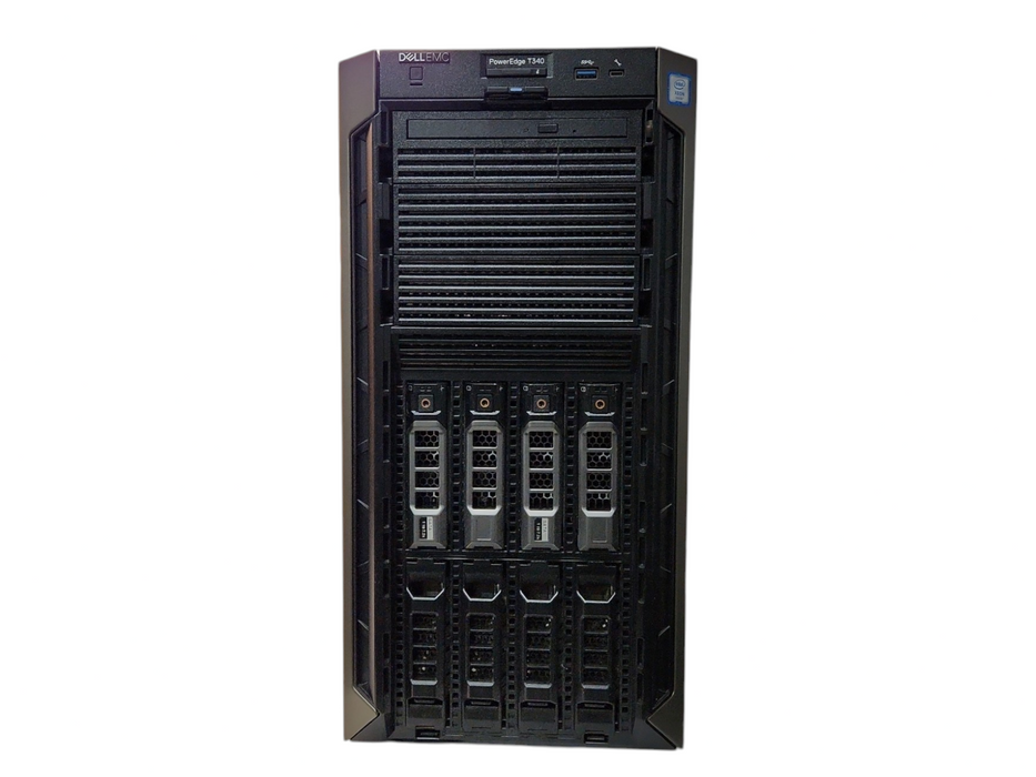 Dell PE T340 8x3.5", Xeon E-2174G, 32GB DDR4, 2x4TB SAS, H330, 2x 495W PSU