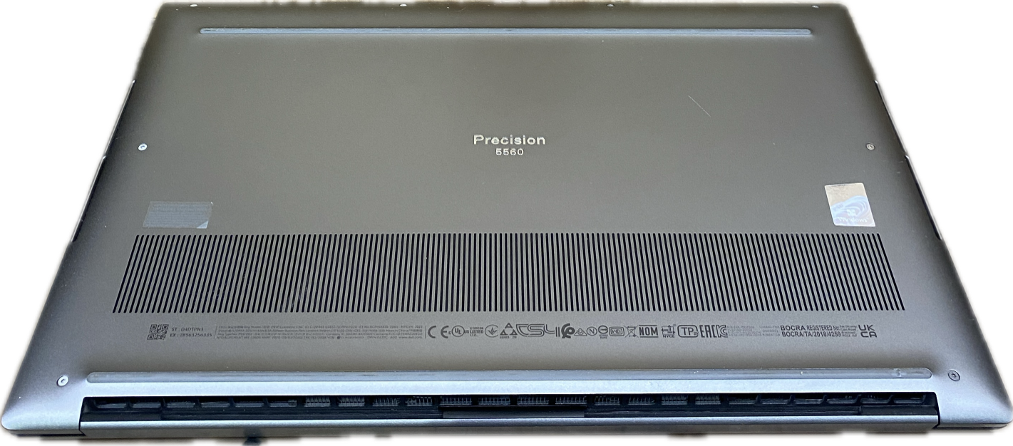 Dell Precision 5560 i7-11850H RTX A2000 4GB GPU 16GB RAM 256GB SSD READ  Lap200