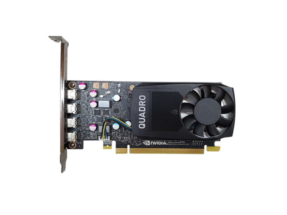 NVIDIA Quadro P600 2GB GDDR5 Graphics Gard | 4xMiniDP