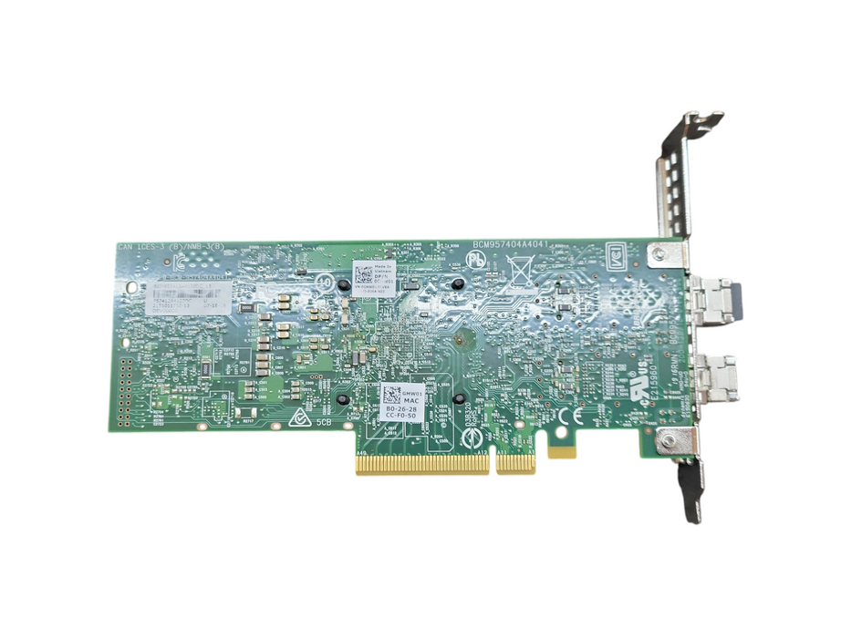 Dell 0GMW01 BCM57412 NIC 10GB Dual Port SFP+ Network Interface Card !