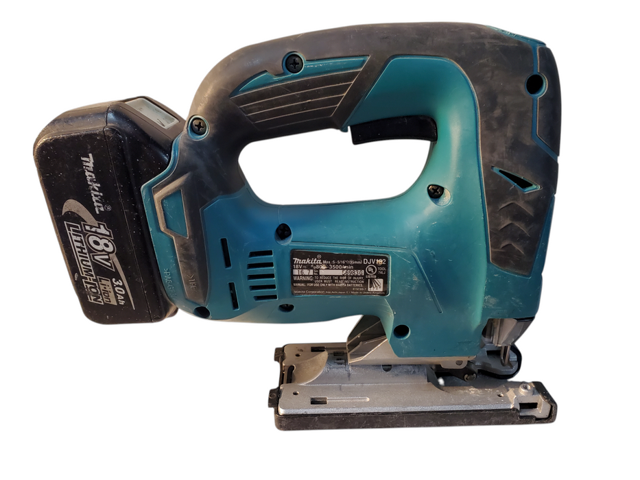 MAKITA LXT DJV182 18V 135MM CORDLESS JIGSAW BODY AND BATTERY