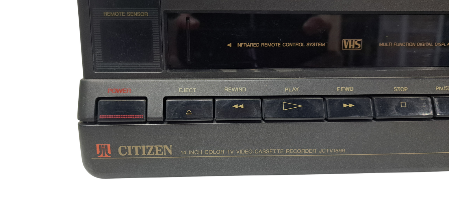 Vintage Citizen JCTV 1599 19-Inch CRT Television|Retro Gaming Compatible|Read