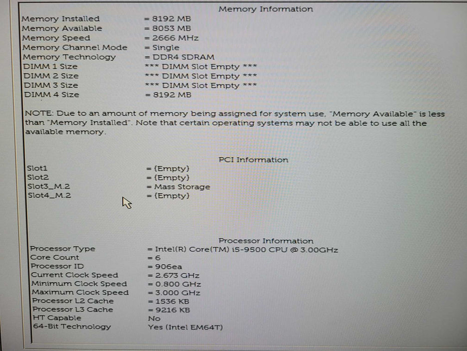 Dell OptiPlex 7070 SFF, Core i5-9500 3.00GHz, 8GB DDR4, 256GB SSD !