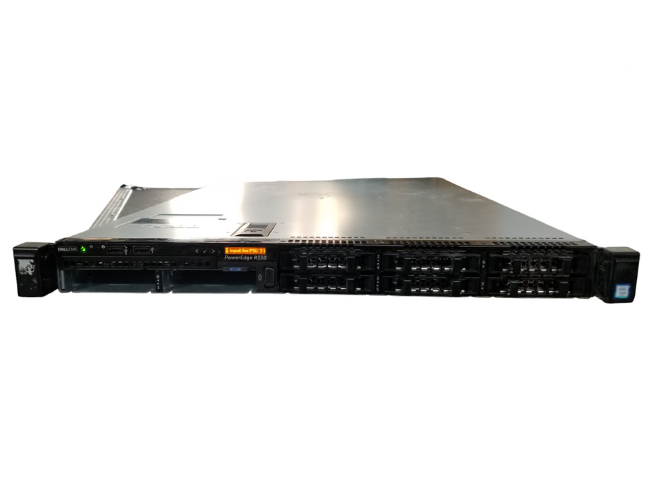 Dell PowerEdge R330 Xeon E3-1230 v6 @3.50GHz 4GB DDR4 PERC H330 2x350W PSU