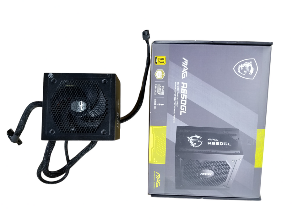 MSI MAG A650GL Gaming Power Supply - Full Modular - 80 Plus Gold Certified
