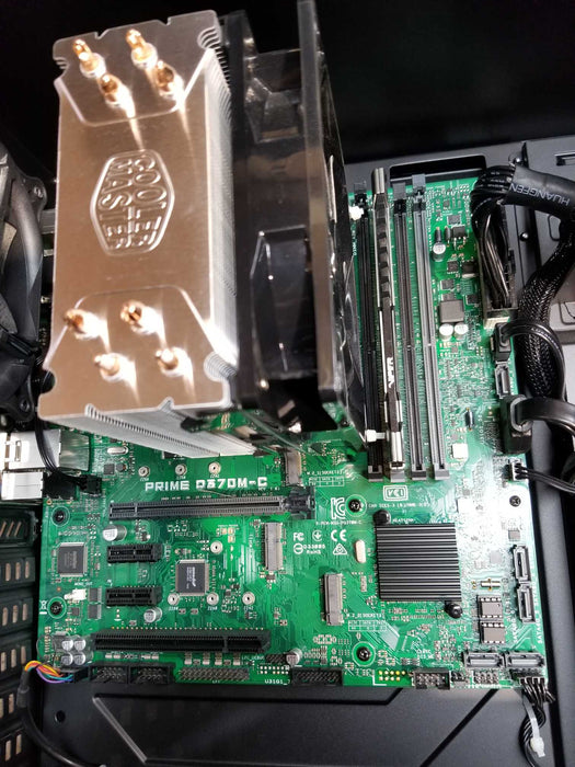 Custom PC w/ Asus Q370M-C Intel i7-9700K CPU 3.60GHZ 8GB RAM - No HDD