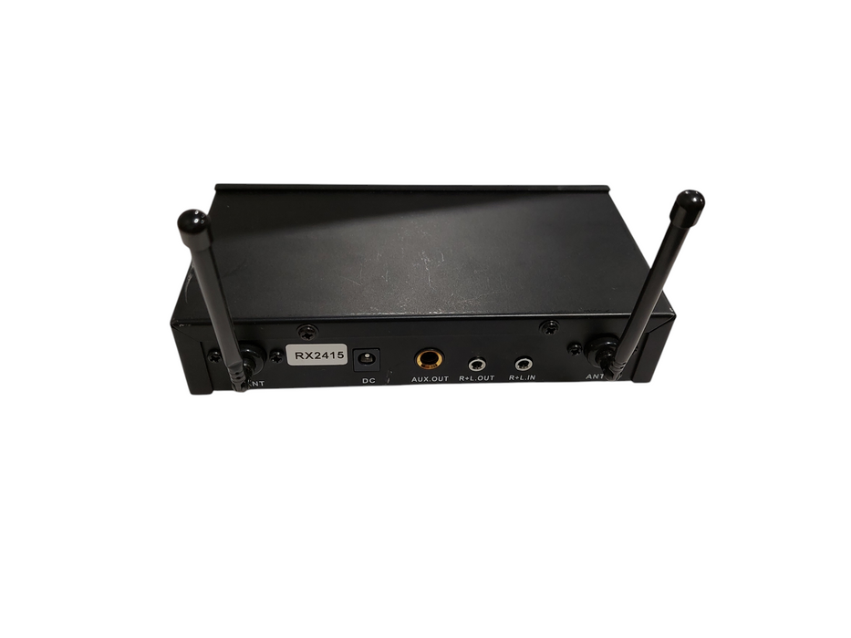 Fifine UHF Dual Channel Wireless Microphone Receive =