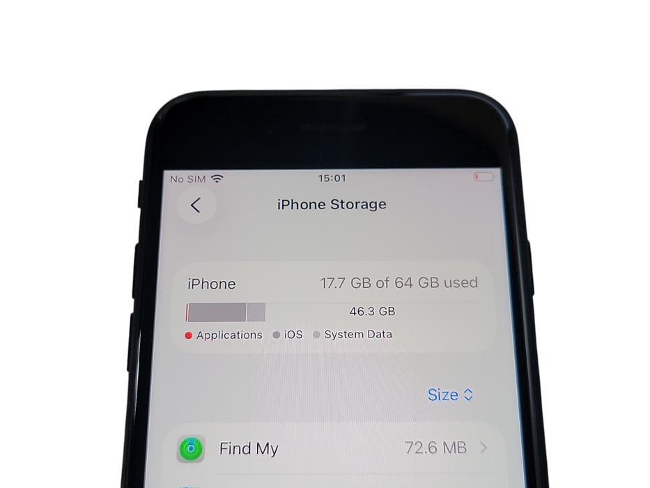 Apple iPhone SE 3 - 64GB - Midnight [A2595] (