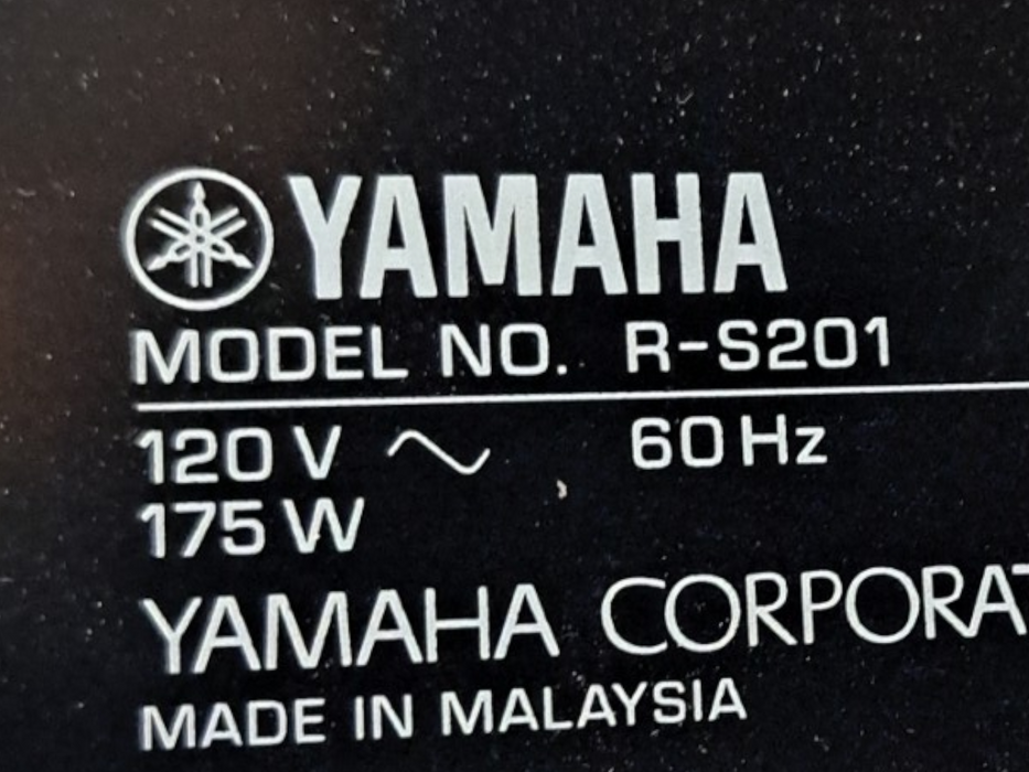 Yamaha R-S201 Receiver HiFi Stereo Vintage Home Audio 2 Channel Radio AM/FM| SEE PICS