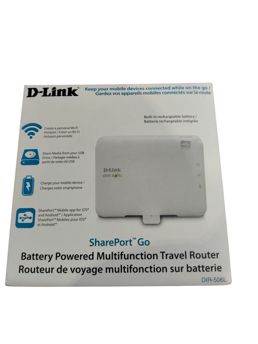 D-Link SharePort Go 1-Port 10/100 Wireless N Router (DIR-506L)
