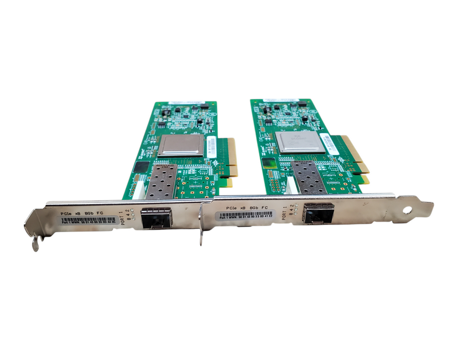 Lot 2x QLogic QLE2560-HP | Single Port 8GbE PCIe HBA Adapter