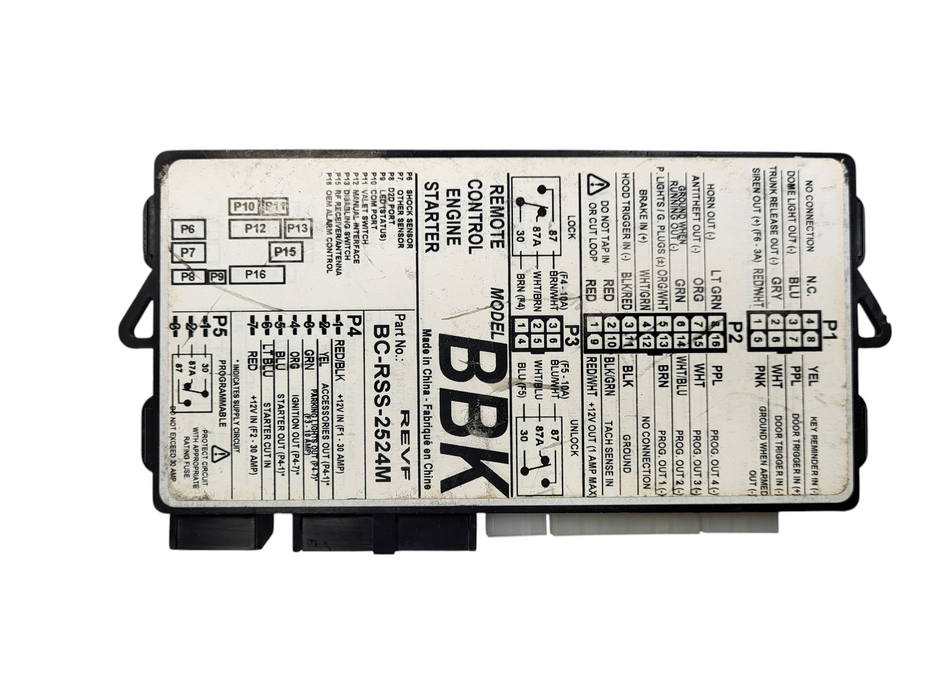 ASTROSTART BBK REPLACEMENT REMOTE START MODULE BC-RSS-2524M Q$
