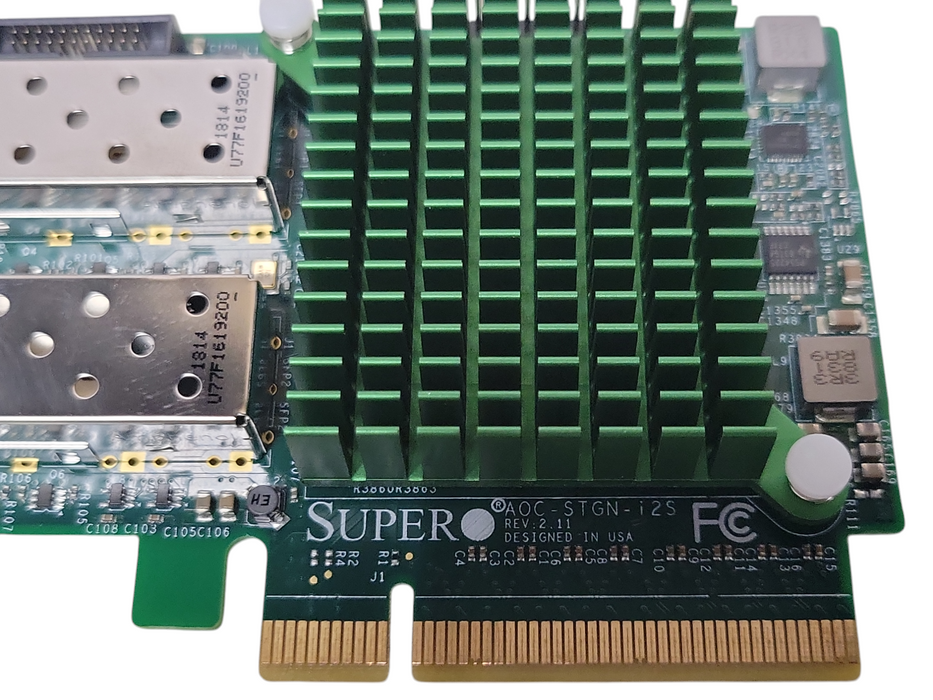 SuperMicro AOC-STGN-I2S 2-Port 10G SFP+ Network Adapter Card, FH bracket _