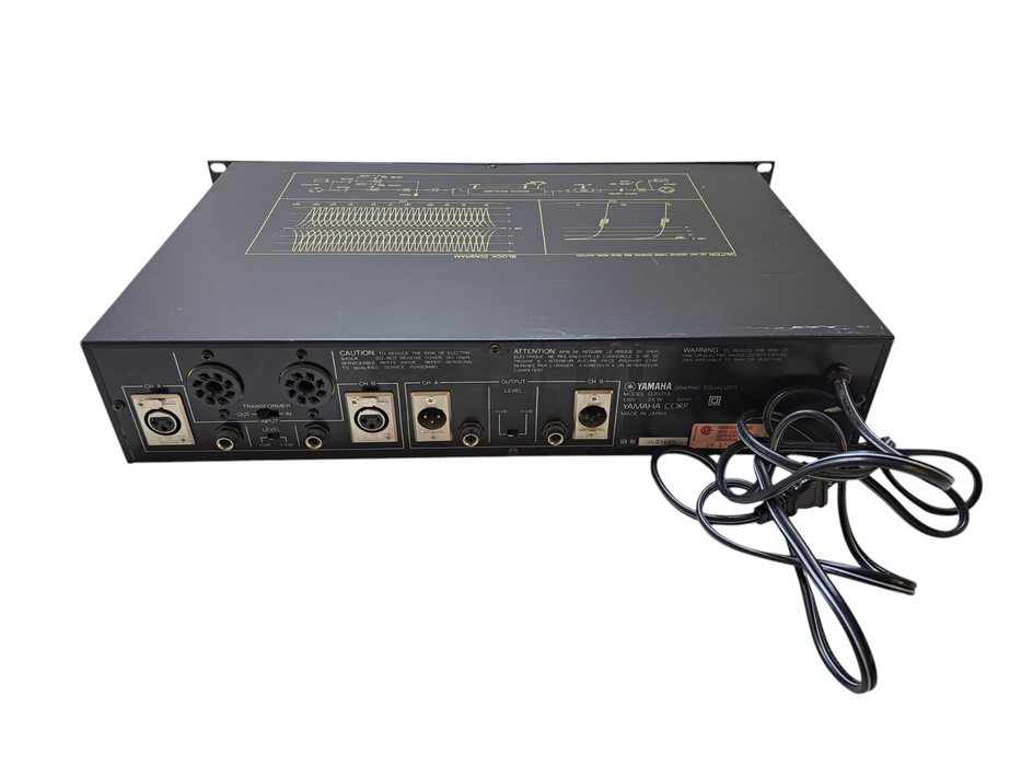 Yamaha Q2031A Dual Channel 31 Band Graphic Rack Equalizer *READ* )