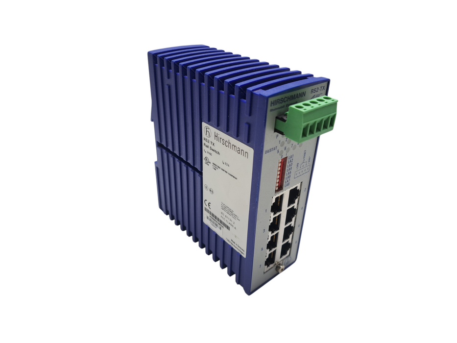 HIRSCHMANN RS2-TX 24VDC 0.3A INDUSTRIAL ETHERNET RAIL SWITCH )