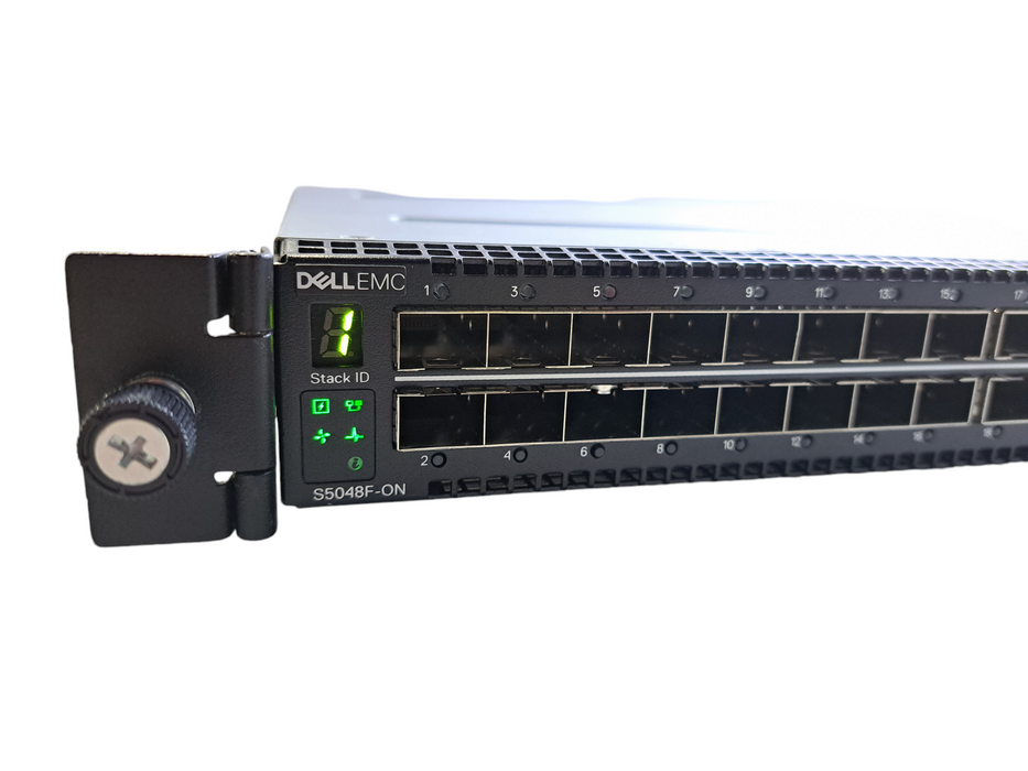 Dell S5048F-ON | 48-Port 25GbE SFP28, 6-Port 100GbE QSFP28 | 2x 750W PSU's