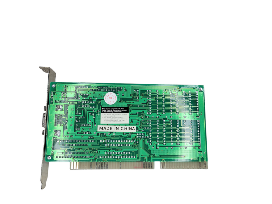 Pine PT-521/3 Cirrus Logic CL-GD5422-80QC-D 1MB 16-bit Retro ISA  %