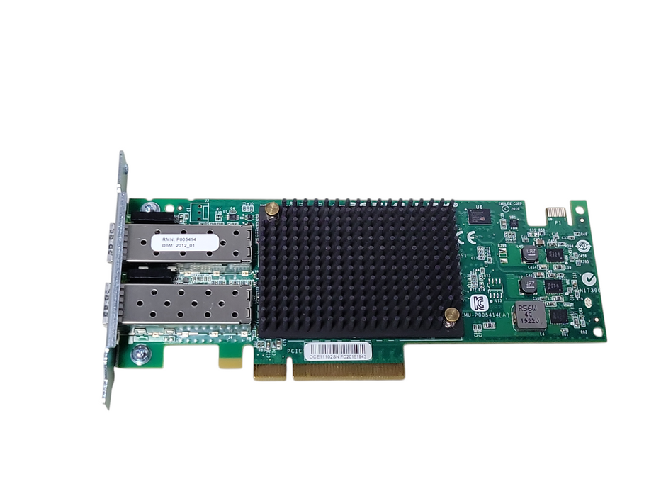 EMULEX P005630-03G Dual SFP Port 10GB PCI-E FC Network Adapter Card _