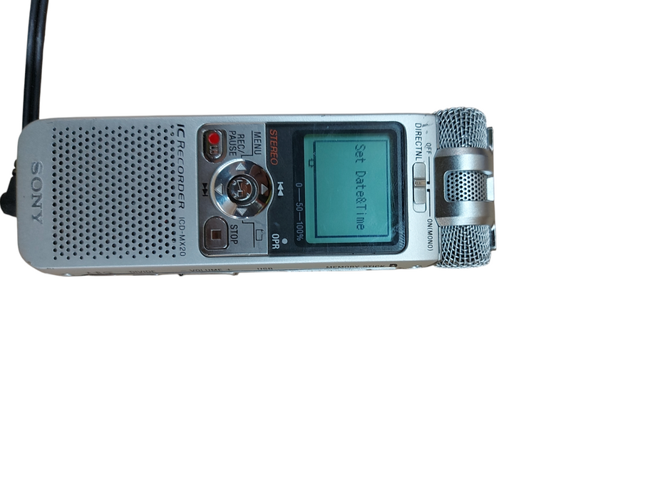 SONY IC RECORDER ICD-MX20
