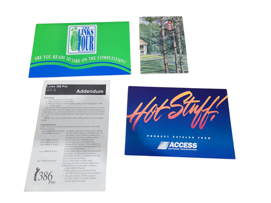 Links 386 Pro by Access for MS-DOS UNTESTED