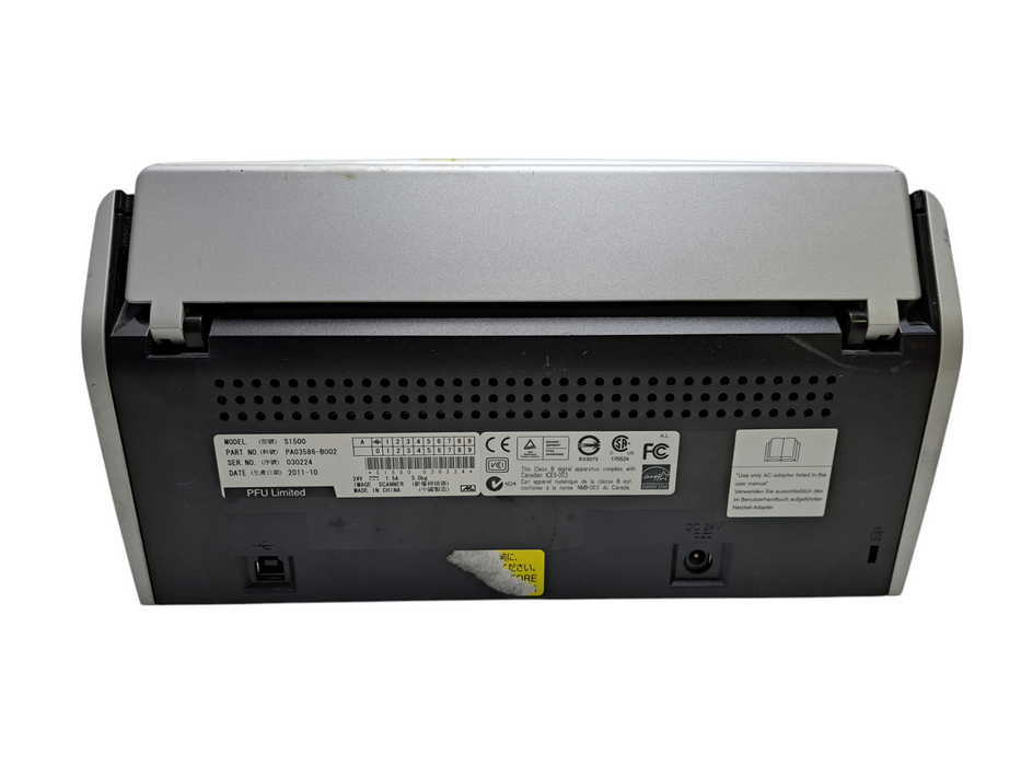 Fujitsu ScanSnap S1500 PA03586-B012 Document Scanner )