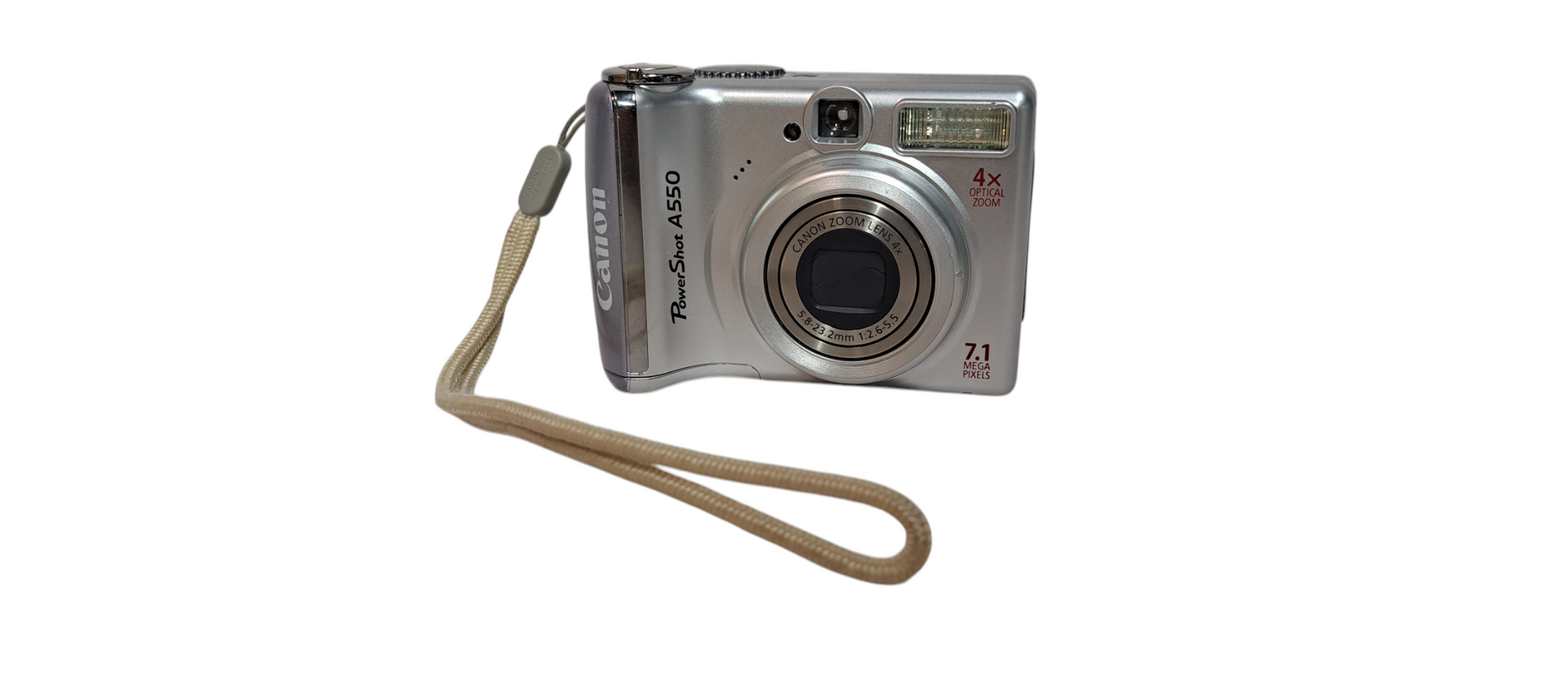 Canon PowerShot A550 7.1MP Compact Digital Camera Q