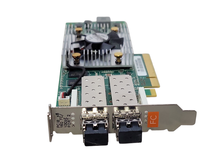 QLOGIC QLE2672 Dual Port 16Gb SFP+ FC HBA server card, LP bracket _