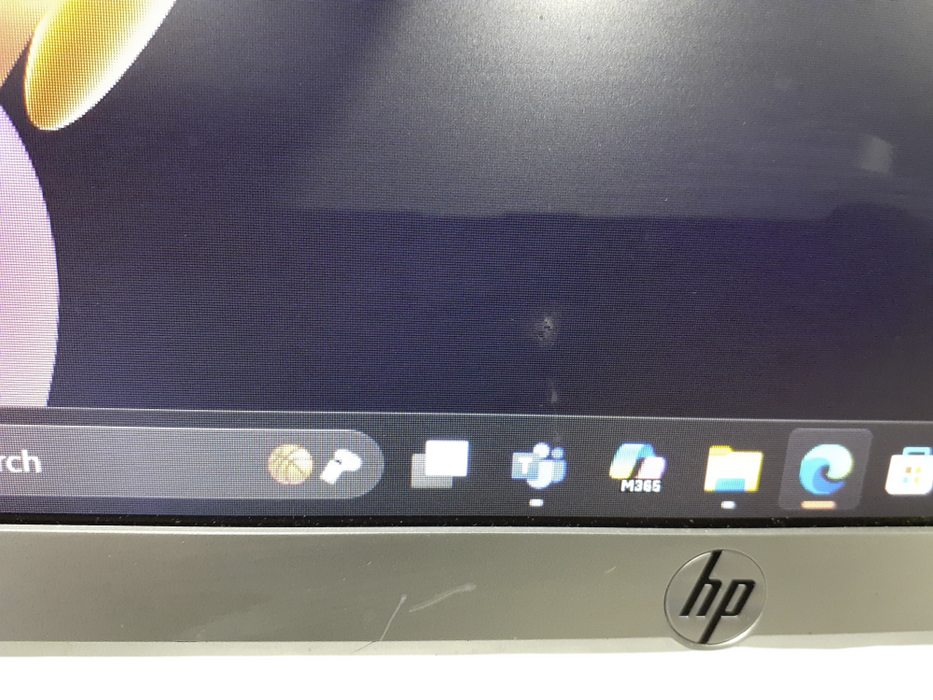 HP M27fw 27" Monitor w/Power Supply | READ