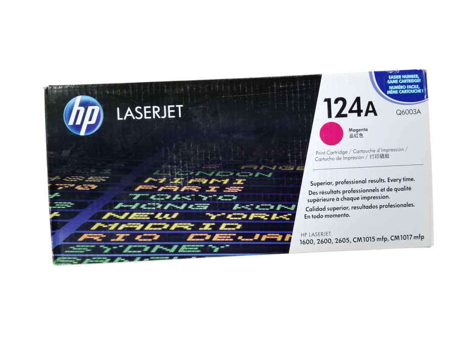 HP 124A LaserJet Toner Cartridge Q6003A - Magenta