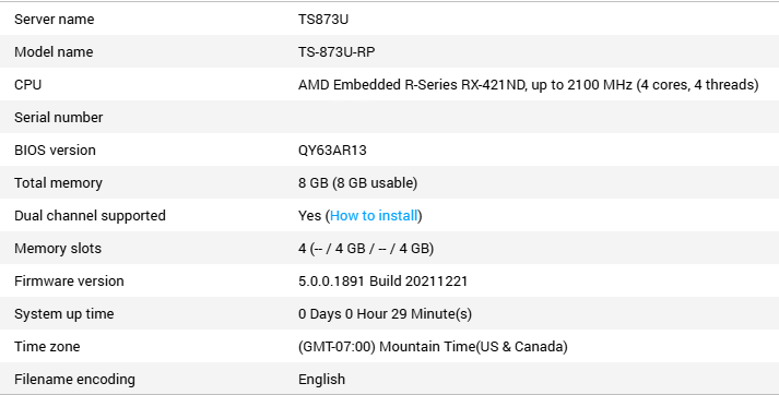QNAP TS-873U-RP 8-Bays NAS 8GB RAM w/ 6x 1TB HDDs !