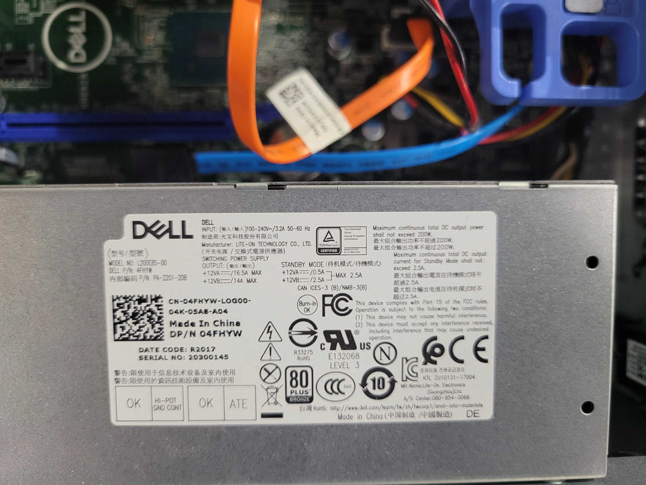 Dell OptiPlex 3070 i5-9500 @ 3.00GHz 8GB DDR4 256GB NVme