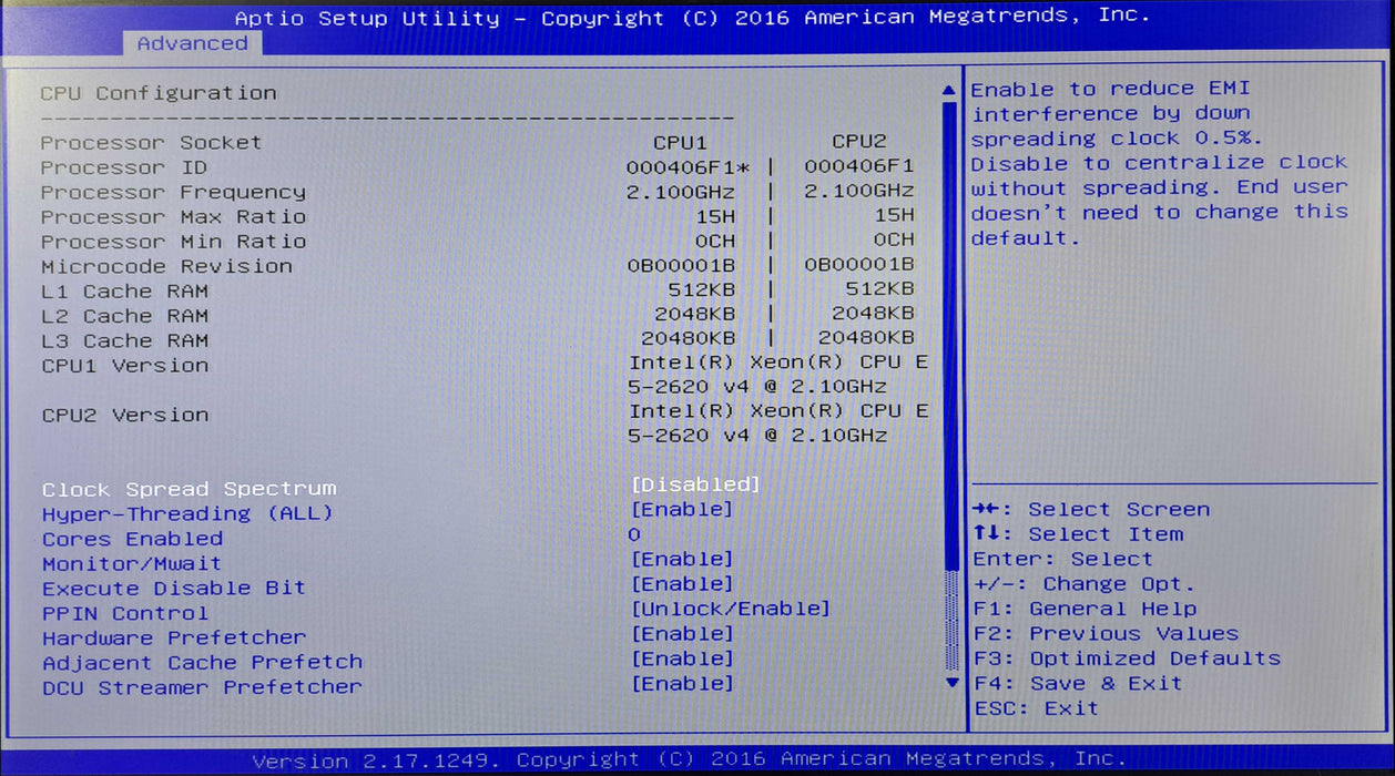 Nutanix NXS2U4NS24G500 2U Node Server | 8x E5-2620 v4 @2.10GHz, 128GB DDR4